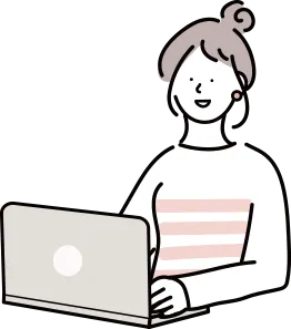 遺品整理に悩むイラスト